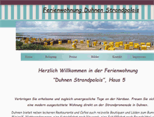 Tablet Screenshot of ferienwohnung-in-duhnen.com